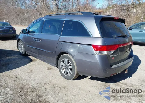 2014 Honda Odyssey Touring/Touring Elite from USA, damaged, VIN 5FNRL5H92EB085432